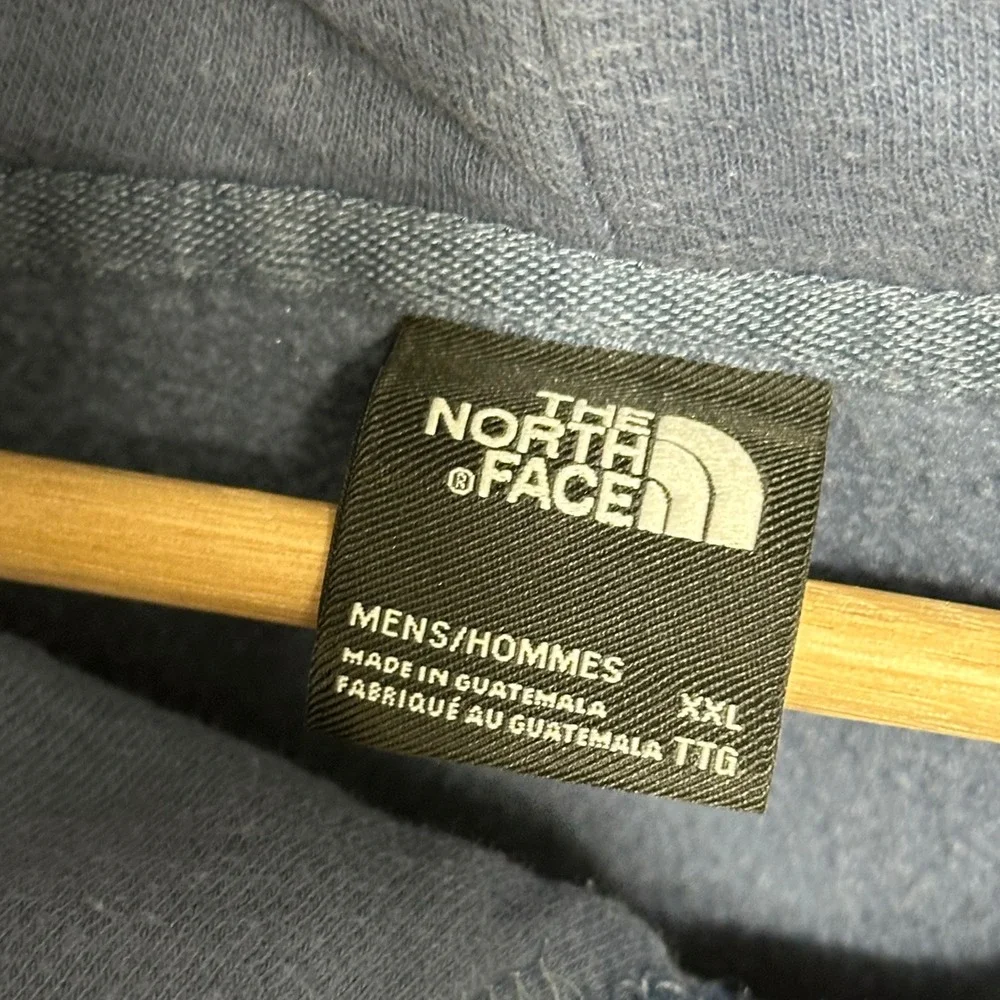 The North Face Hoodie Mens XXL Blue Never Stop Exploring Pullover Sweatshirt‎